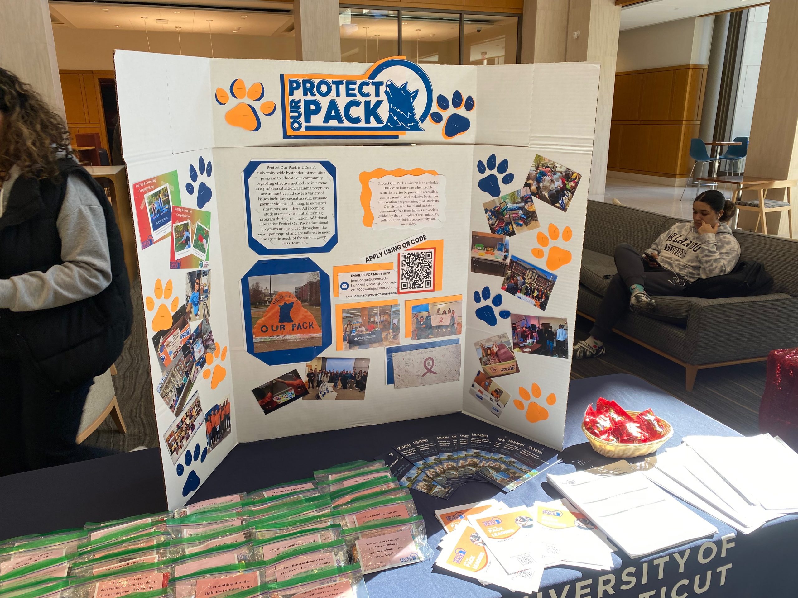 Protect Our Pack poster with information about programming